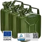 BW Benzinkanister Metall Kraftstoffkanister 3x 5 Liter - Olivgr&uuml;n - RAL 6003...