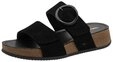 Tamaris WIDE FIT MultiAdjustable, comfortFit aus Leder Keilpantolette MultiAdjustable
