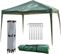 MUWO Faltpavillon Garten Outdoor Faltpavillon 3x3 m UV Schutz 50+