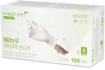 Medi-Inn Nitril-Handschuhe Nitril White Plus Einmalhandschuhe puderfrei wei&szlig;...