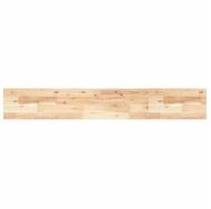 vidaXL Regal Schweberegal 120x20x2 cm Massivholz Unbehandelt, 1-tlg.