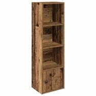 vidaXL B&uuml;cherregal B&uuml;cherregal Altholz-Optik 31x24x102 cm Holzwerkstoff,...