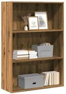 vidaXL B&uuml;cherregal NA B&uuml;cherregal Artisan-Eiche 80x30x114 cm Spanplatte