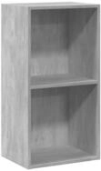vidaXL Regal NA B&uuml;cherregal 2 F&auml;cher Betongrau 40x30x76,5 cm Spanplatte