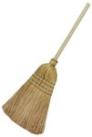Floraworld Laubbesen, Reisstrohbesen 4-Naht mit Stiel 135 cm