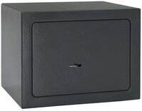 vidaXL Tresor Safe Box mit Schloss Dunkelgrau 23 x 17 x 17 cm Stahl