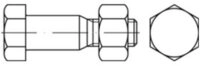 Contorion Schraube DIN 7968 Sechskant-Passschraube M16x50 Stahl 5.6...
