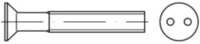 Contorion Schraube DIN 963 Diebstahlhemmende Senkkopfschraube M5x25 Edelstahl A2