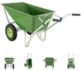 TRUTZHOLM Schubkarre 2-Rad XL 200L 300kg Gartenschubkarre Schiebkarre Hofkarre