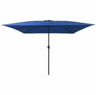 vidaXL Sonnenschirm Garten-Sonnenschirm Azurblau 295 x 295 x 245 cm