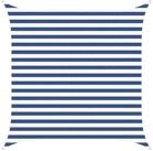 vidaXL Sonnensegel Sonnensegel Blau und Wei&szlig; 2,5 x 2,5 m 100 % Polyester...