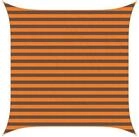 vidaXL Sonnensegel Sonnensegel Orange und Braun 2,5 x 2,5 m 100 % Polyester...