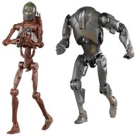 Hasbro Actionfigur Star Wars Episode II 2er-Pack C-3PO & Super Battle Droid 15...