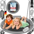 ELONEO Nestschaukel mit Kissen - Gartenschaukel bis 150 kg, inkl. 360&deg;Haken,...