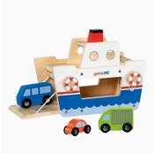 goki Spielzeug-Transporter Autof&auml;hre gokiLine, (Packung, 4-tlg., set), Mit...