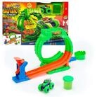 Hot Wheels Autorennbahn Hot Wheels Monster Trucks 1:64 Chaos Looping Challenge