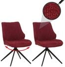 MCW Esszimmerstuhl MCW-O48 (Set, 2 St), Stativgestell, Mit h&ouml;henverstellbaren