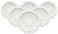 Villeroy & Boch Untertasse Gray Pearl Kaffeeuntertassen &oslash; 16 cm 6er Set, (6 St)