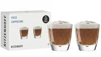 Ritzenhoff Gl&auml;ser-Set Picco Cappuccino 2er Set RDT F25, Kristallglas