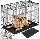 tectake Tiertransportbox Hundek&auml;fig-Gitterbox, klappbar, mit 2 Tragegriffen