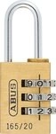 ABUS Vorh&auml;ngeschloss, 3-stelliger individuell anpassbarer Zahlencode,...