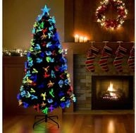 vidaXL K&uuml;nstlicher Weihnachtsbaum, K&uuml;nstlicher Weihnachtsbaum Gr&uuml;n 150 cm PVC