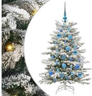 vidaXL K&uuml;nstlicher Weihnachtsbaum K&uuml;nstlicher klappbarer Weihnachtsbaum Wei&szlig;...