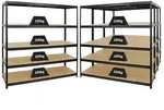 PROREGAL&reg; Schwerlastregal MegaDeal Garagenregal Kellerregal Steckregal...