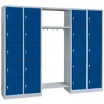 Steelboxx F&auml;cherschrank Schlie&szlig;fachgarderobe Spind Garderobe mittig 20