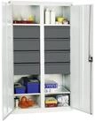STUMPF Serverschrank Stumpf Werkzeug- und Materialschrank Serie 3000 lichtgrau...