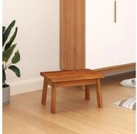 vidaXL Hocker, Tritthocker 38x26x22 cm Massivholz Akazie