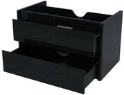 MCW Waschbeckenunterschrank MCW-B19-WUS (1-St) Hochglanz-Optik, 2 Schubladen,...