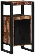 vidaXL Badezimmerspiegelschrank Badezimmerschrank mit Regal Braun Massives