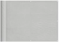 vidaXL Balkonsichtschutz Balkon-Sichtschutz Hellgrau 75x800 cm 100 %...