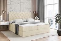 ALTDECOR Boxbett LEPARO (mit Matratze Lattenrost Topper Polsterbett mit...