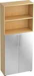 HAMMERBACHER Regal Regal 5 OH BxTxH 80x33x188cm T&uuml;ren unten Griff BM...