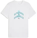 PUMA T-Shirt Olympique de Marseille FtblCulture T-Shirt Herren wei&szlig; S (44/46)