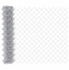 vidaXL Zaun, Kettenzaun Silber 10 x 1 m Verzinkter Stahl