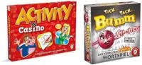 Piatnik Spiel 2er Bundle Activity Casino + Tick Tack Bumm Vibrations, Brettspiel