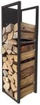 Quick Star Kaminholzregal Wandregal 25 x 25 x 90 cm, BxTxH:25x25x90 cm,...