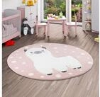 Pergamon Kinderteppich Kinder Teppich Maui Kids Alpaka Rund, Rund, H&ouml;he: 13 mm