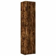 vidaXL Sideboard Hochschrank Schmal R&auml;uchereiche 50x42,5x225 cm Holzwerkstoff...