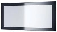 Vladon Wandspiegel Lima V1 (Wandspiegel, mit Rahmen im modernen Stil), Schwarz