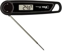 TFA Dostmann Grillkamin THERMO JACK TASTE Grillthermometer Schwarz 30.2035.01,