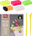 Knorr Prandell Spiel Bastelset Kneten & Radieren Crazy Neo - Kreatives
