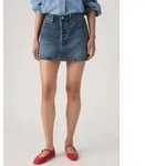 Levi's&reg; Jeansrock ICON SKIRT mit Used-Effekten und ausgefransten Kanten