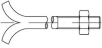 Contorion Betonschraube DIN 529 Form C Steinschraube M10x160 Stahl 3.6...