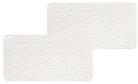 Villeroy & Boch Servierplatte Manufacture Rock Servierplatten 2er Set,...