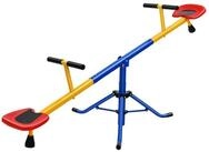 COSTWAY Wippe Gartenwippe 360&deg; drehbar, mit 2 Sitzer