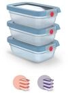 Emsa Frischhaltedose oneClick, Polyprophylen (PP), (Set, 3-tlg), verschlossen...